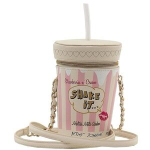 NWT; VTG Style Betsey Johnson Shake It Malted Milk Shake Purse🍡